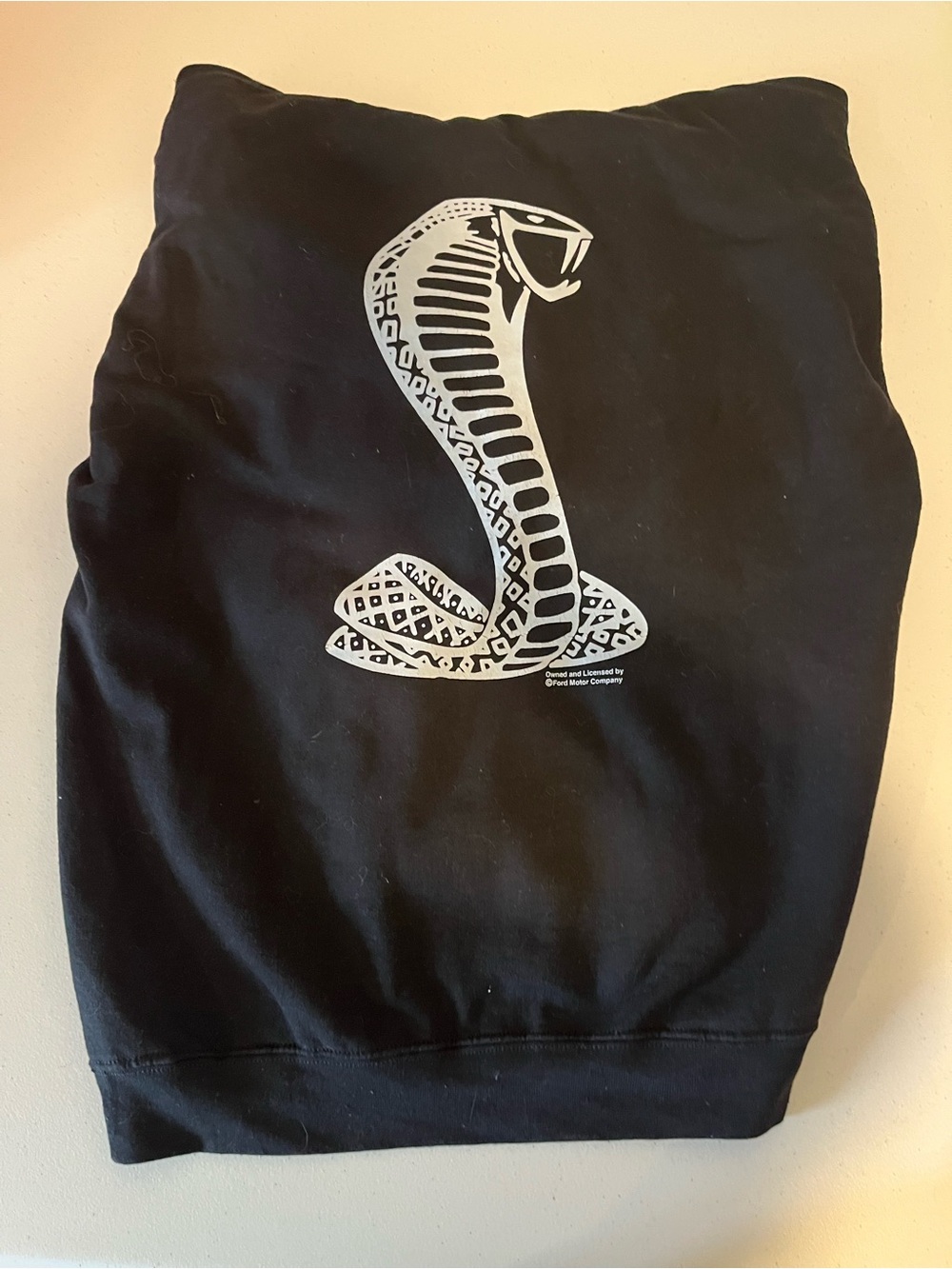 Wild Bobby Retro Ford Shelby Cobra Emblem Vintage black sweatshirt